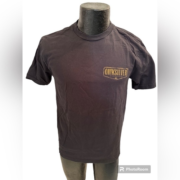 Quicksilver Mens T-shirt size medium slim fit - Picture 1 of 3